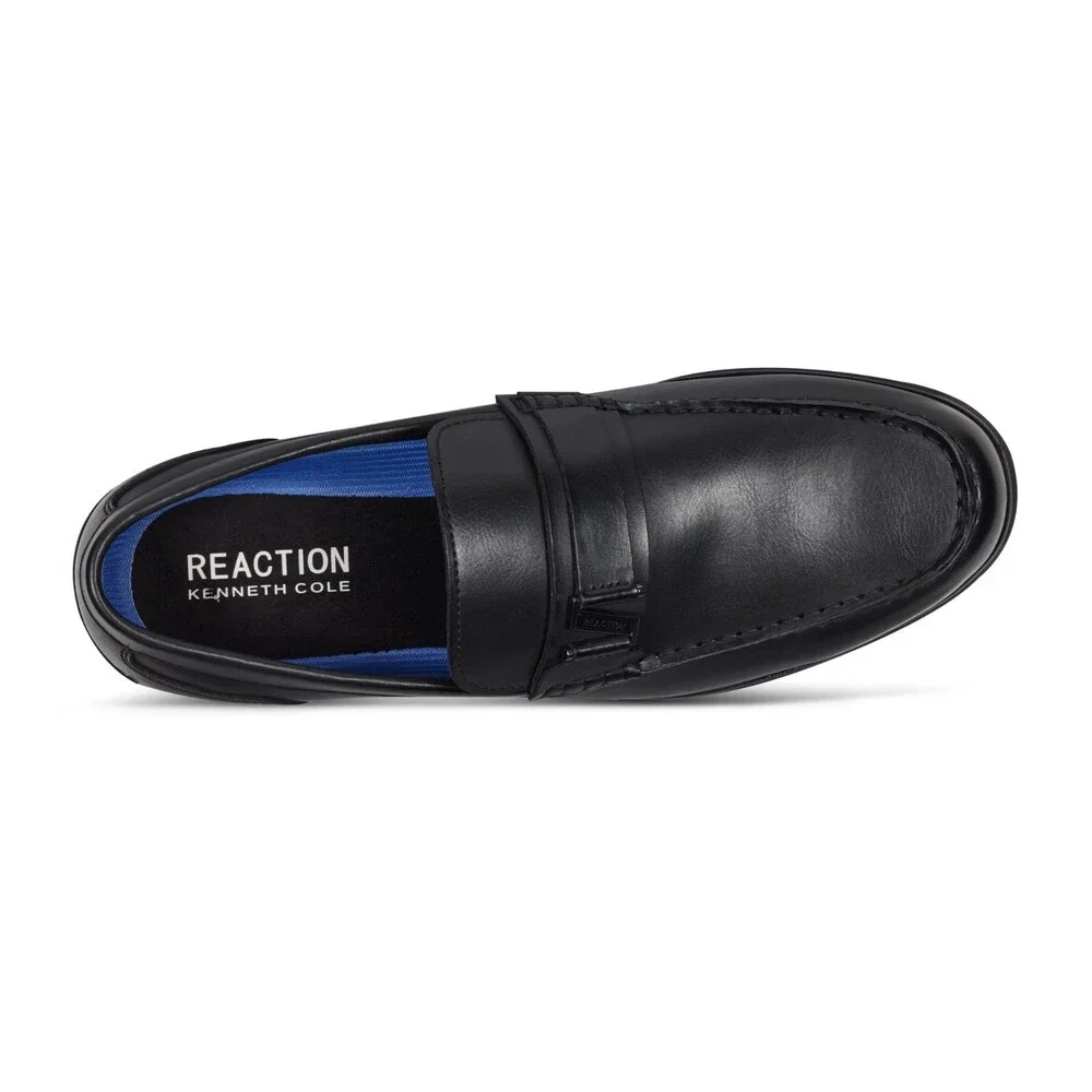Kenneth Cole Reaction Estate Belt Oxford Men's 7.5 M Black Dress Shoes ZOGG3701
